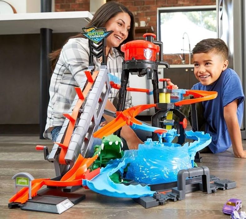 Hot Wheels Garagem lava carros