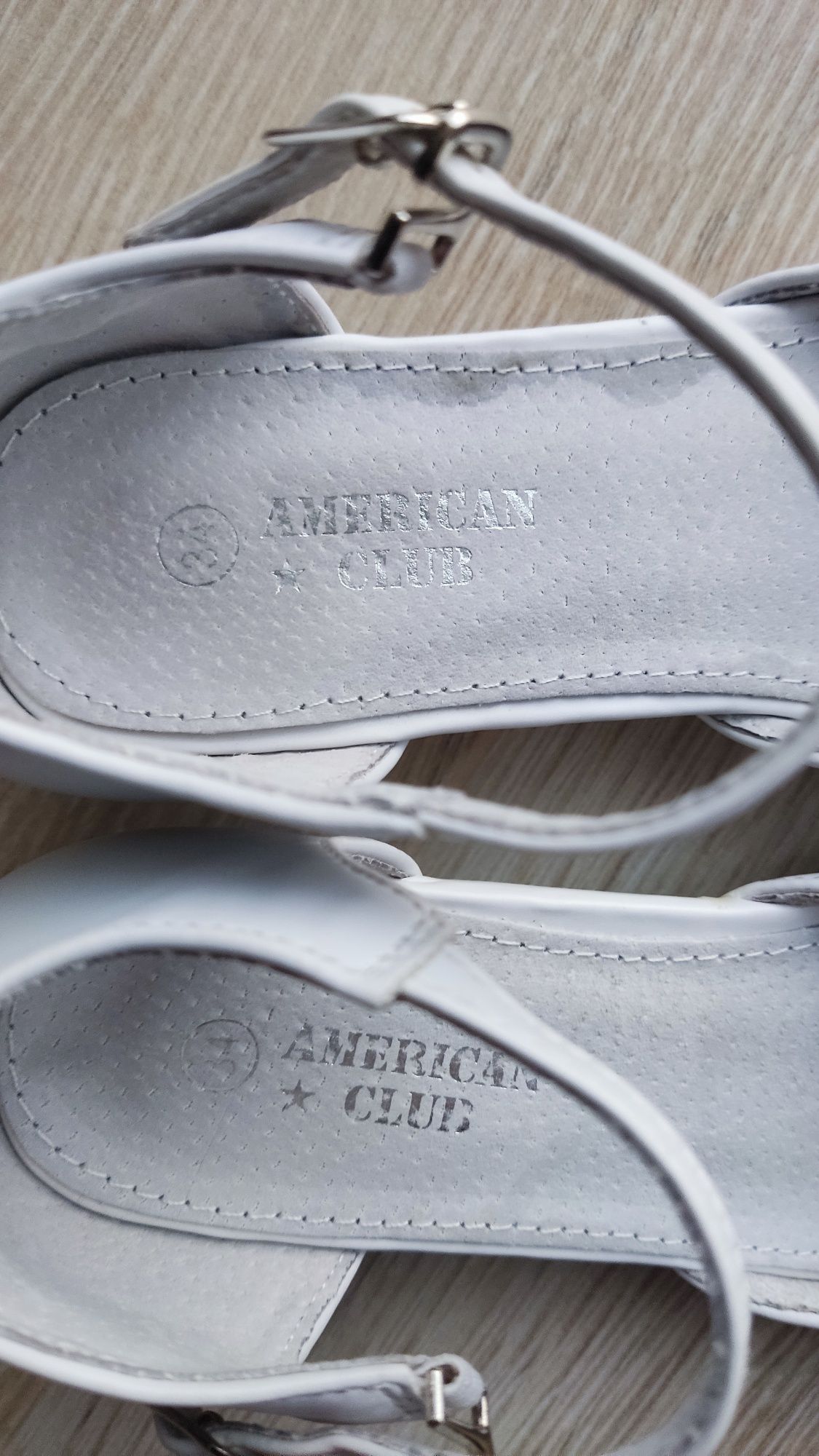 Buty, czółenka, pantofelki American Club komunia rozmiar 34