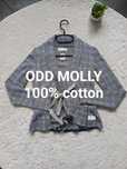 Odd Molly 100% bawełna - piękny wzorzysty sweterek cotton elegant bask