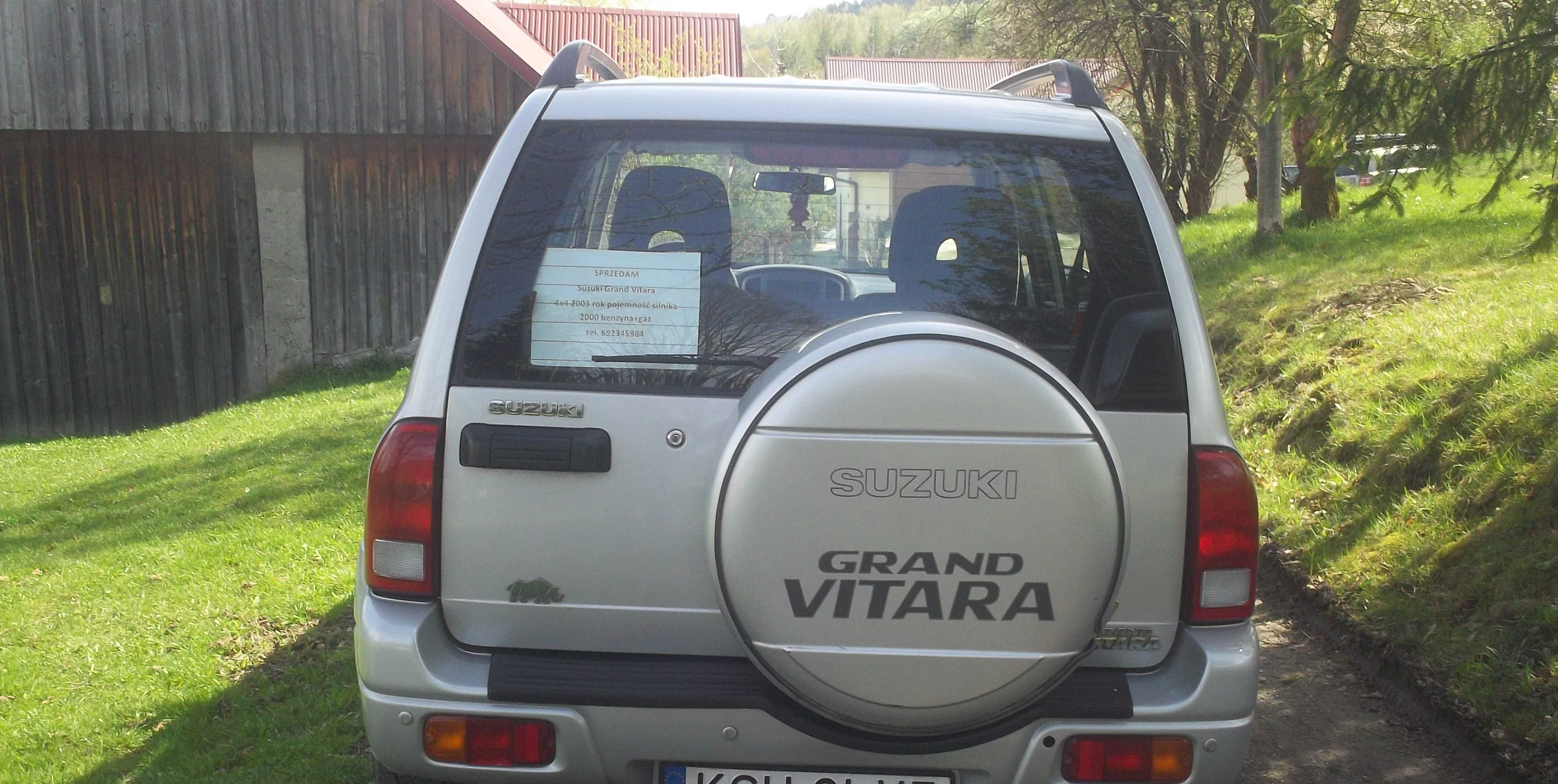 Suzuki Grand Vitara 4X4 Benzyna + Gaz