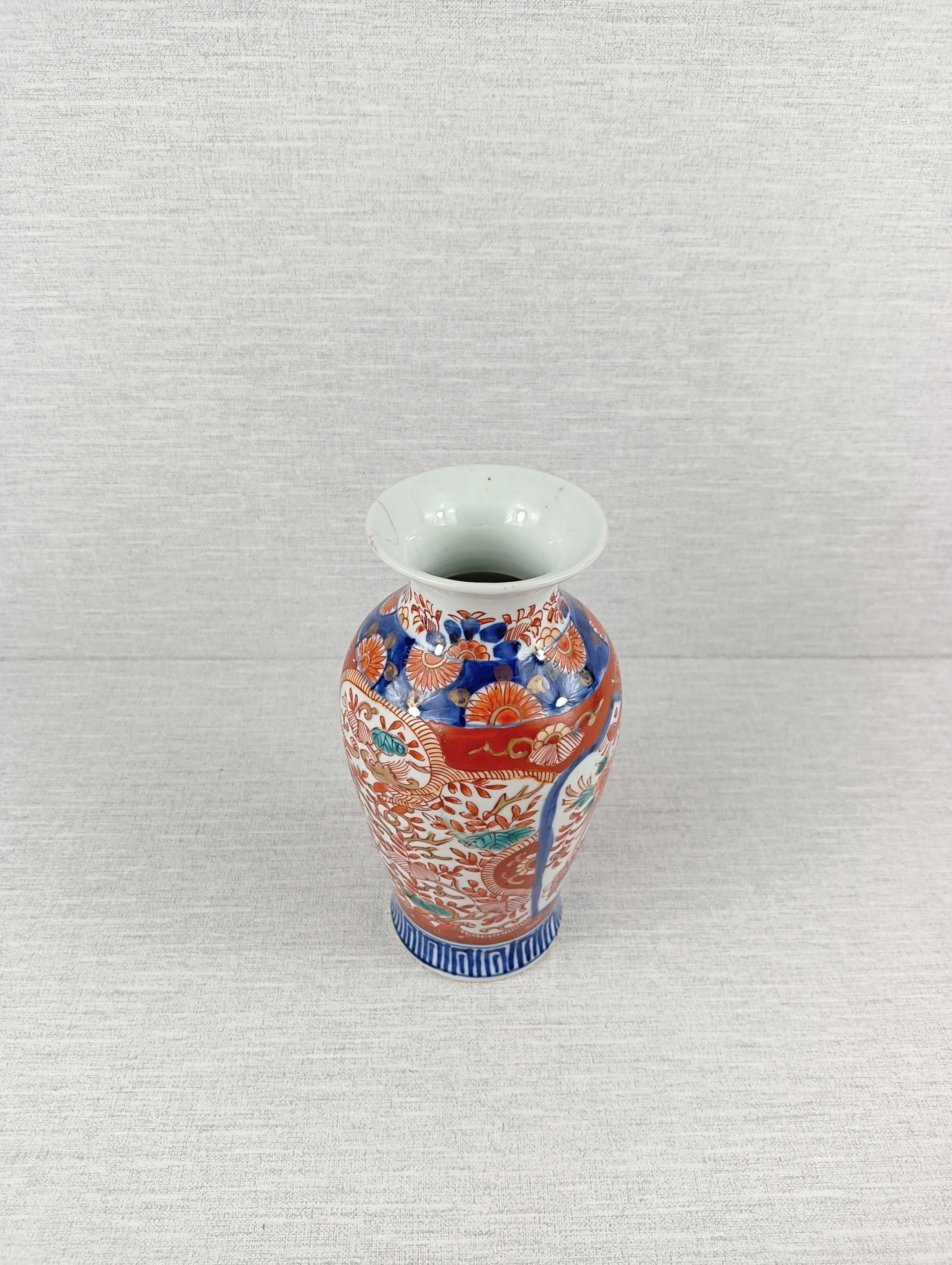 Wazon chiński Ręcznie malowany Ceramika Bogato zdobiony