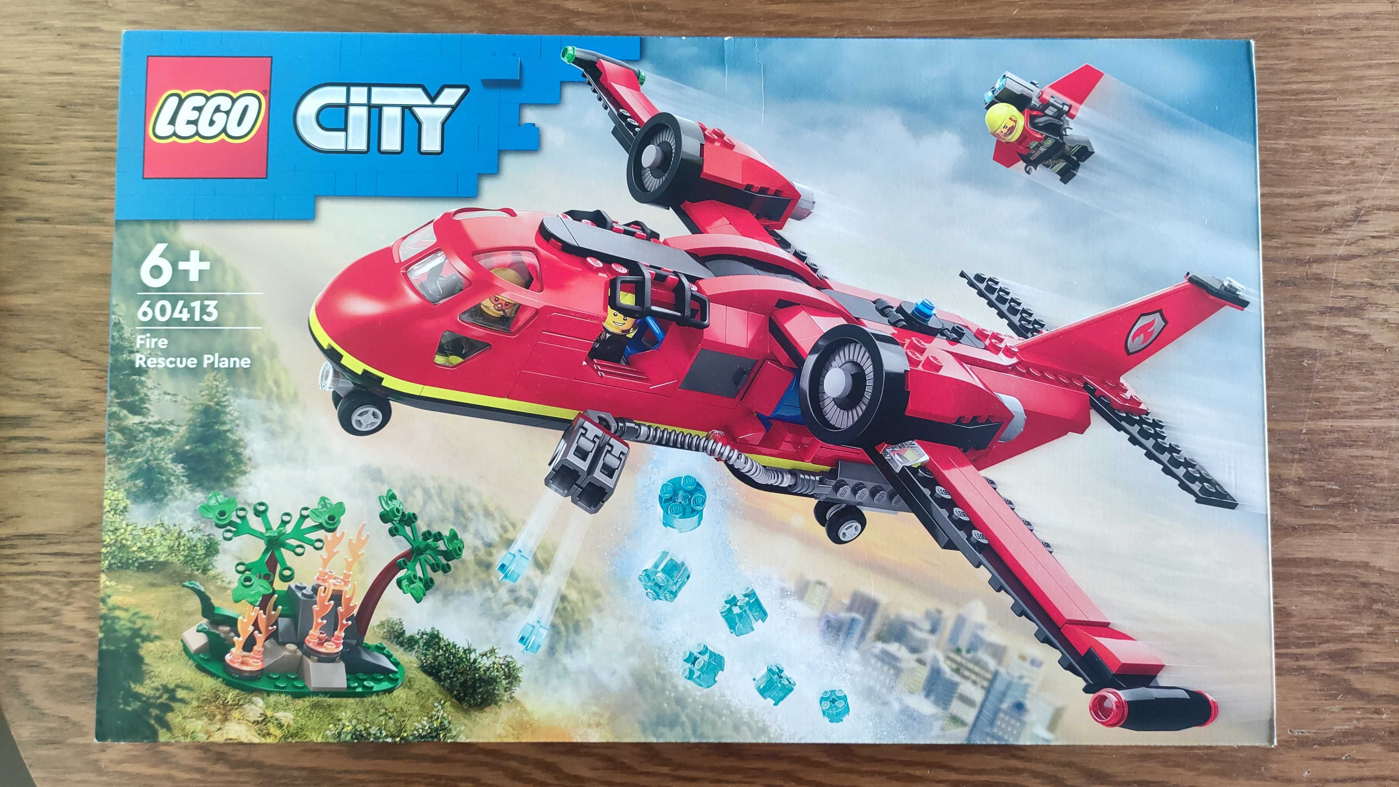 LEGO City Strażacki samolot ratunkowy 60413 NOWY zestaw