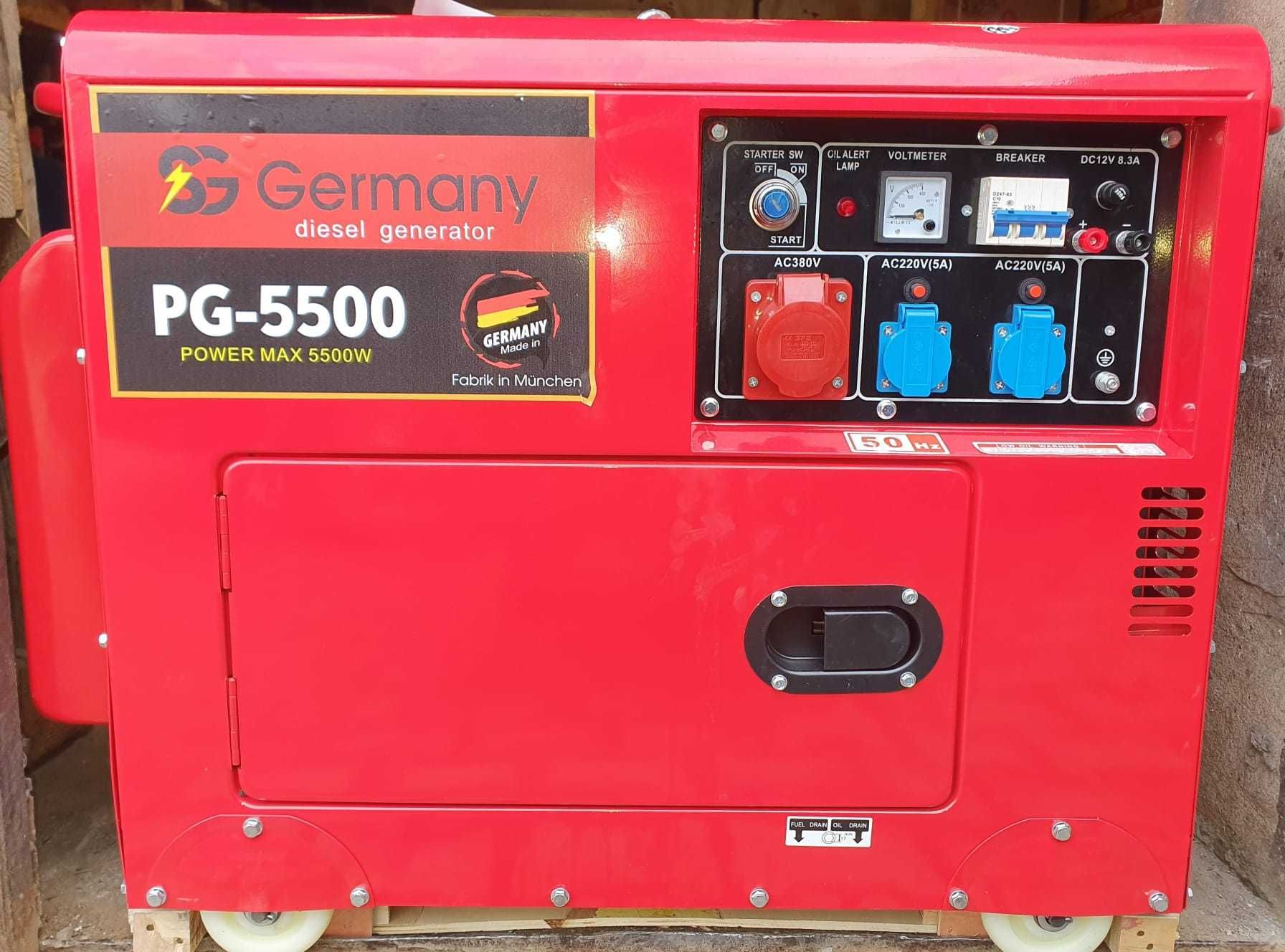DOSTĘPNY!!! Agregat prądotwórczy 5,5kW z AVR diesel z 5999 na 3999 zł