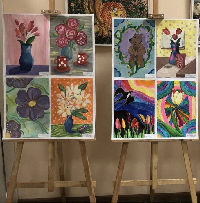 Уроки для дітей з малювання Заняття творчістью