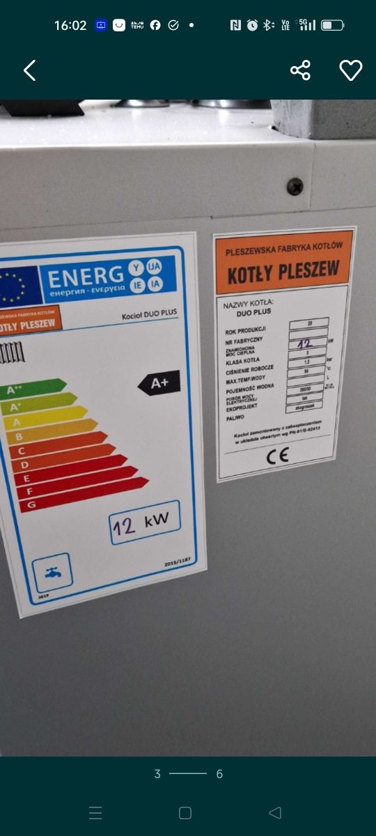 piec kociol 20 kw do 160 m2