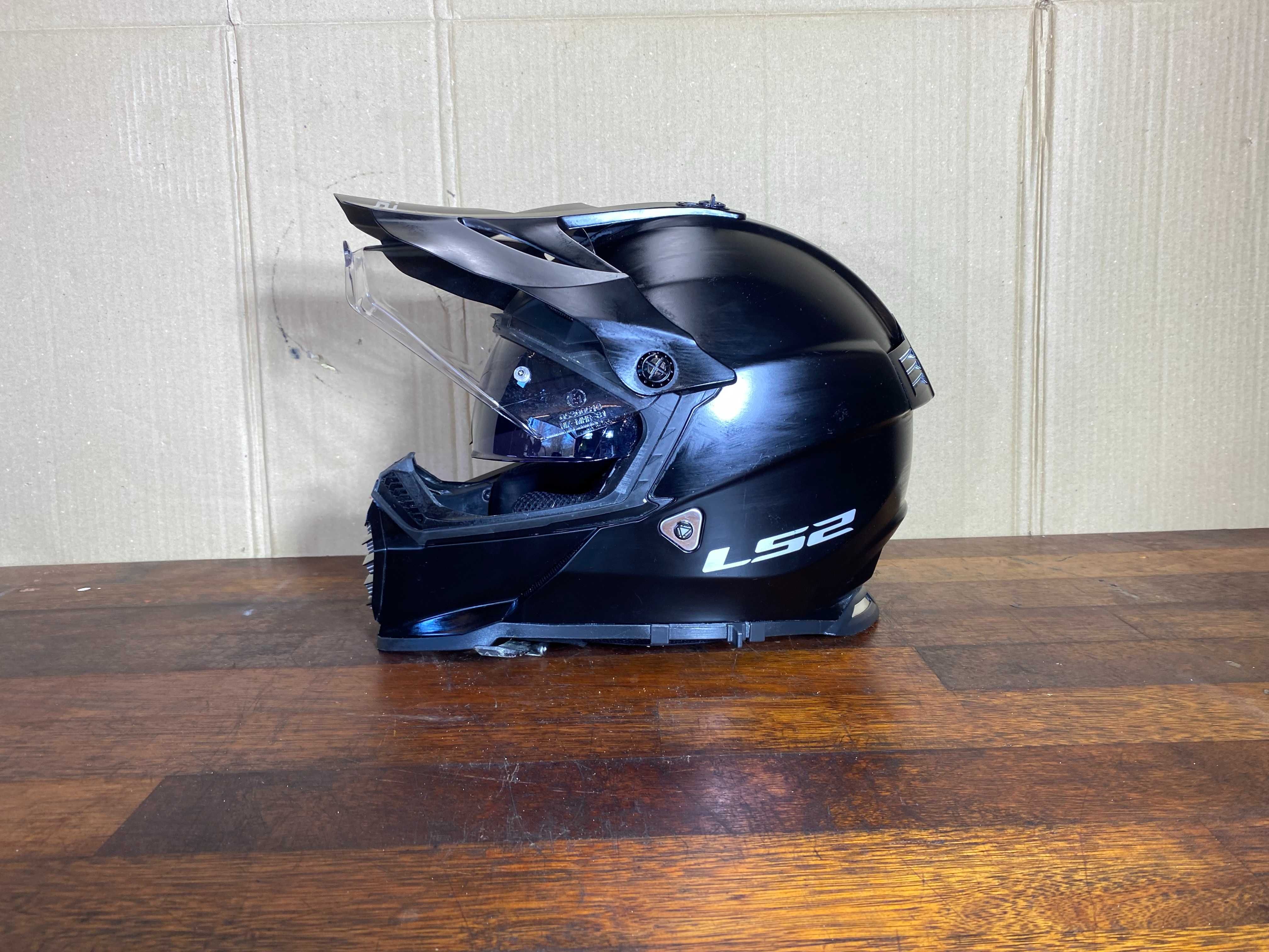Kask LS2 Pionier rozmiar xxl 63-64 z intercomem FreedCon T-Max