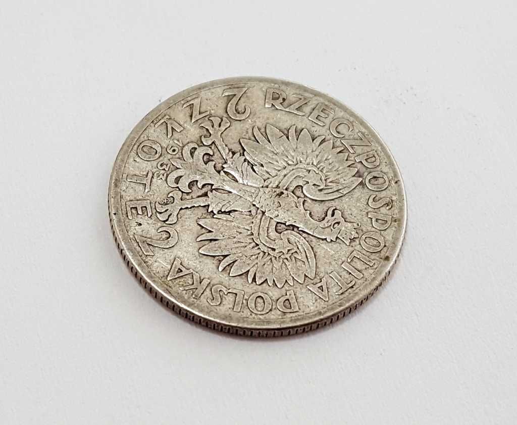 Srebrna moneta - 2 złote z 1933 roku