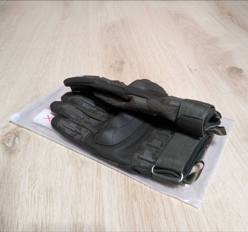 Тактичні військові рукавички із закритими пальцями Olive XL як L