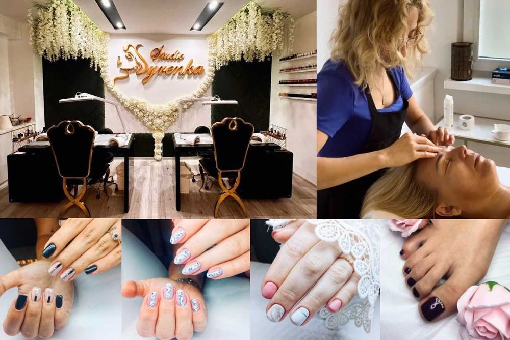Manicure, pedicure, zabiegi na twarz i ciało. PROMOCJA- Salony Syrenka