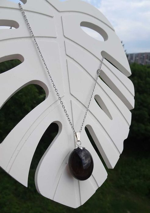 Wisiorek Kwarc dymny Ochrona i uziemienie * CZAROITU CZAR