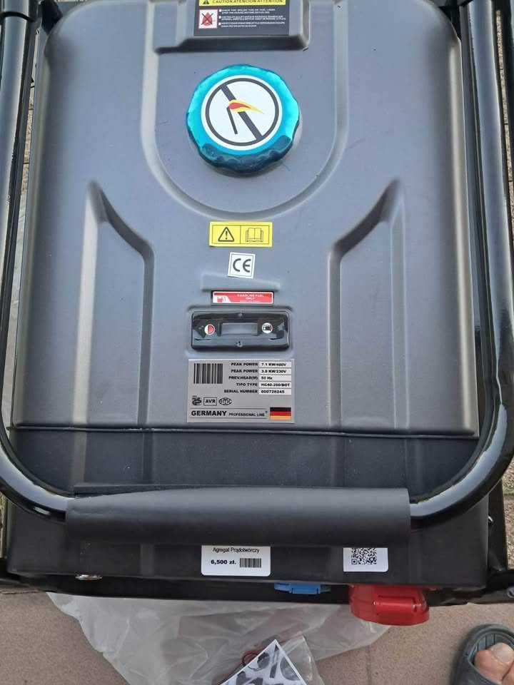 Agregat Prądotwórczy 7,1 KW 3 FAZY