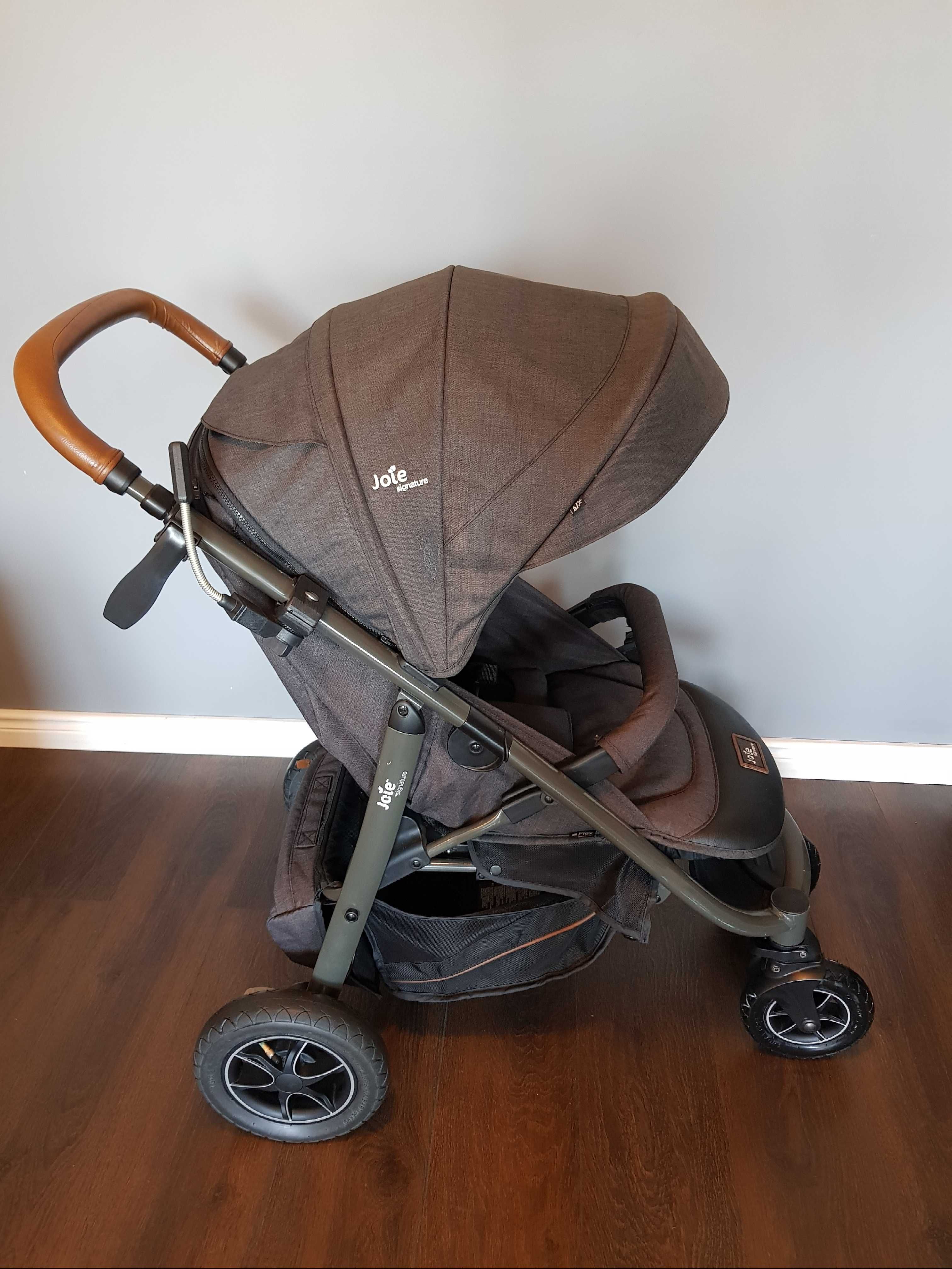 Wózek Joie Mytrax signature 2w1, gondola, dodatki.