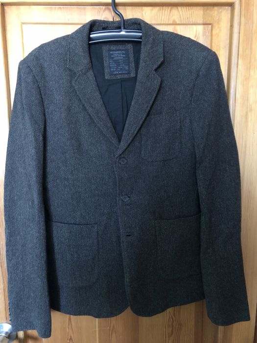 Піджак шерстяний, вовняний чоловічий Allsaints