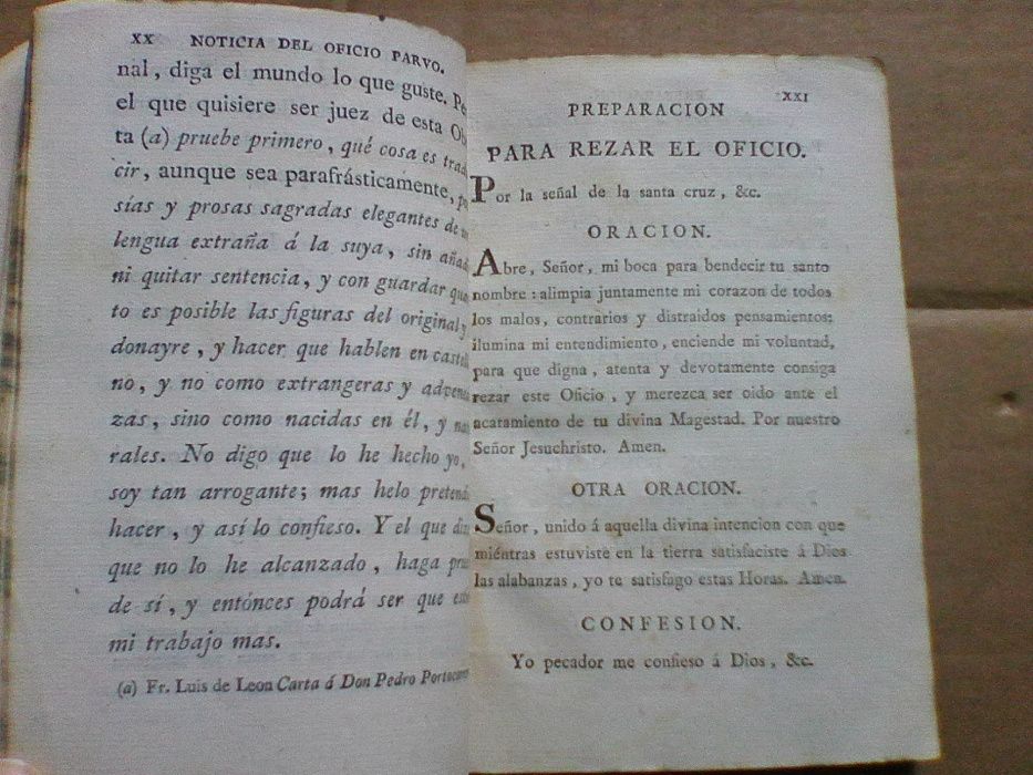 Version Parafrastica Del Oficio Parvo ... 1784