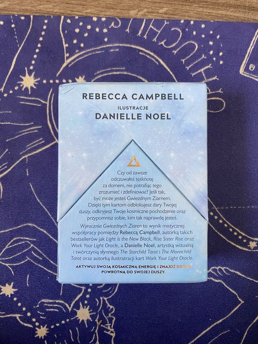 Karty oracle deck Wyrocznia gwiezdnych ziaren Rebecca Campbell