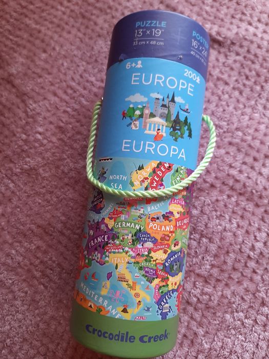 Puzzle+Poster Europa Crocodile Creek