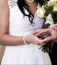 Suknia ślubna biała rozmiar 38 M