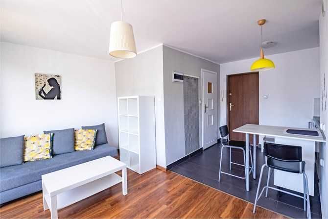 Do wynajęcia jasna kawalerka, 11 Listopada 9, BRAK PROWIZJI