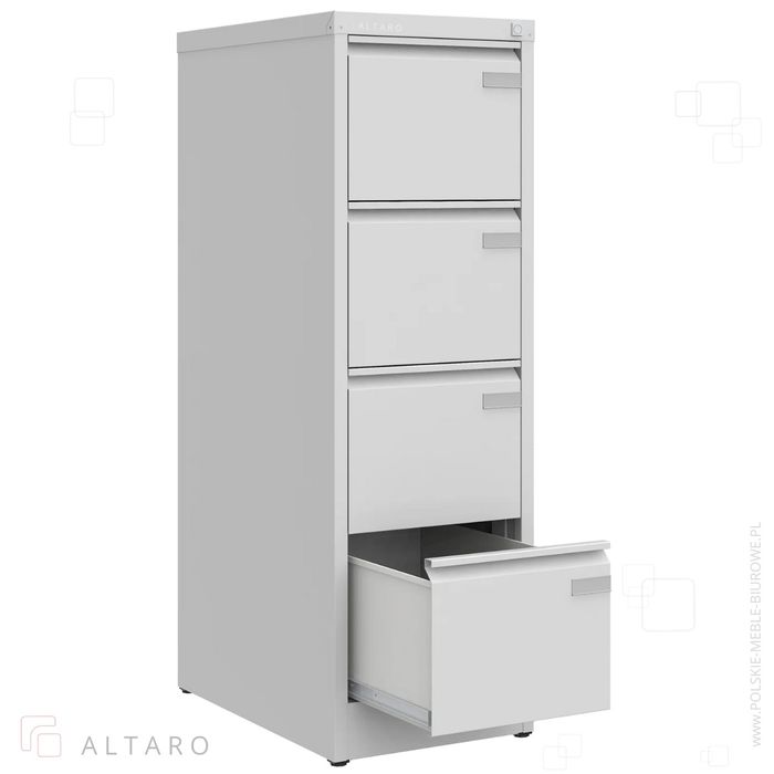 Szafa KARTOTEKOWA metalowa szufladowa na akta, dokumenty A4  | teczki
