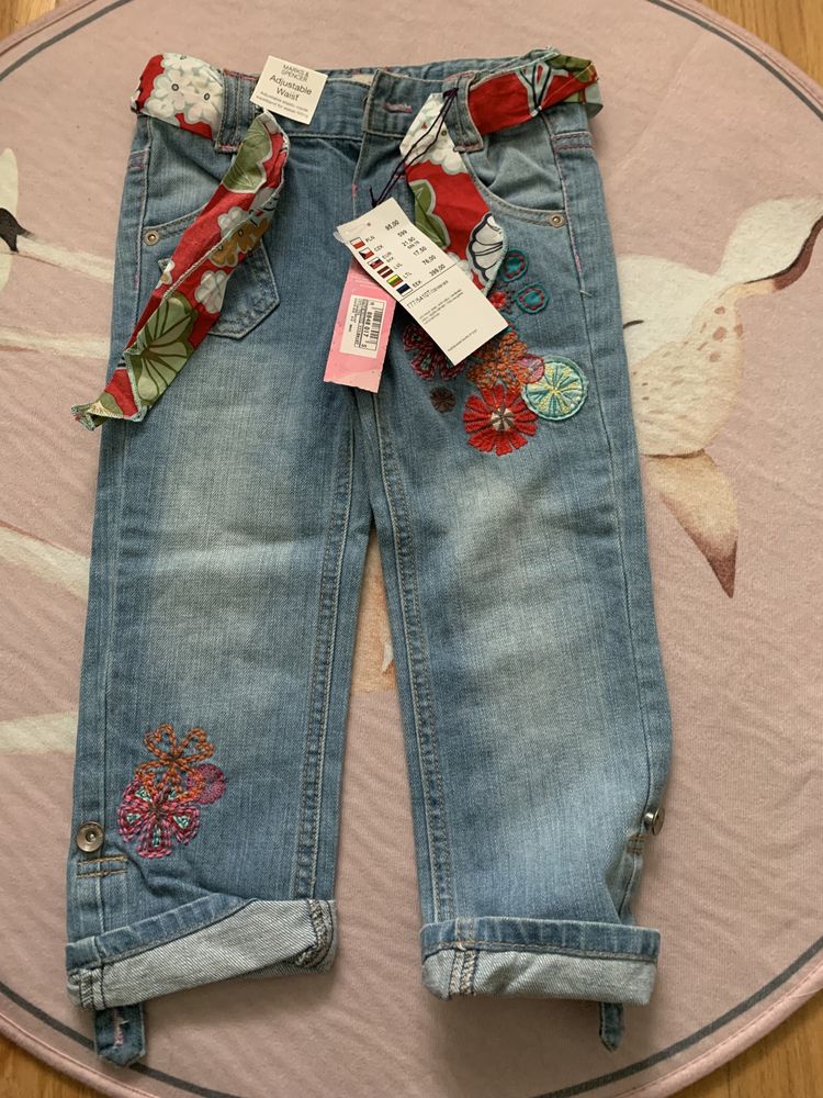 Jeansy Marks&Spencer Indigo Junior rozmiar 2-3 lata (98 cm)