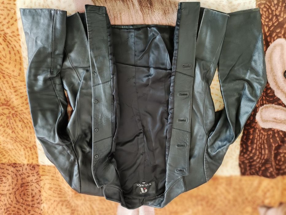 Пиджак куртка  жакет женский натуральная кожа