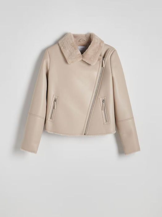 Бежева дублянка reserved у розмірі М