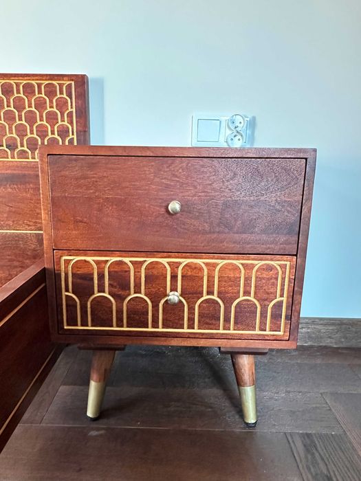 Zestaw KareDesign(ŁÓŻKO,materac,SZAFA,2xKOMODA, 2xSZAFKA NOCNA, RTV)