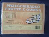 Prześcieradło z gumką frotte 60x120 brzoskwinia