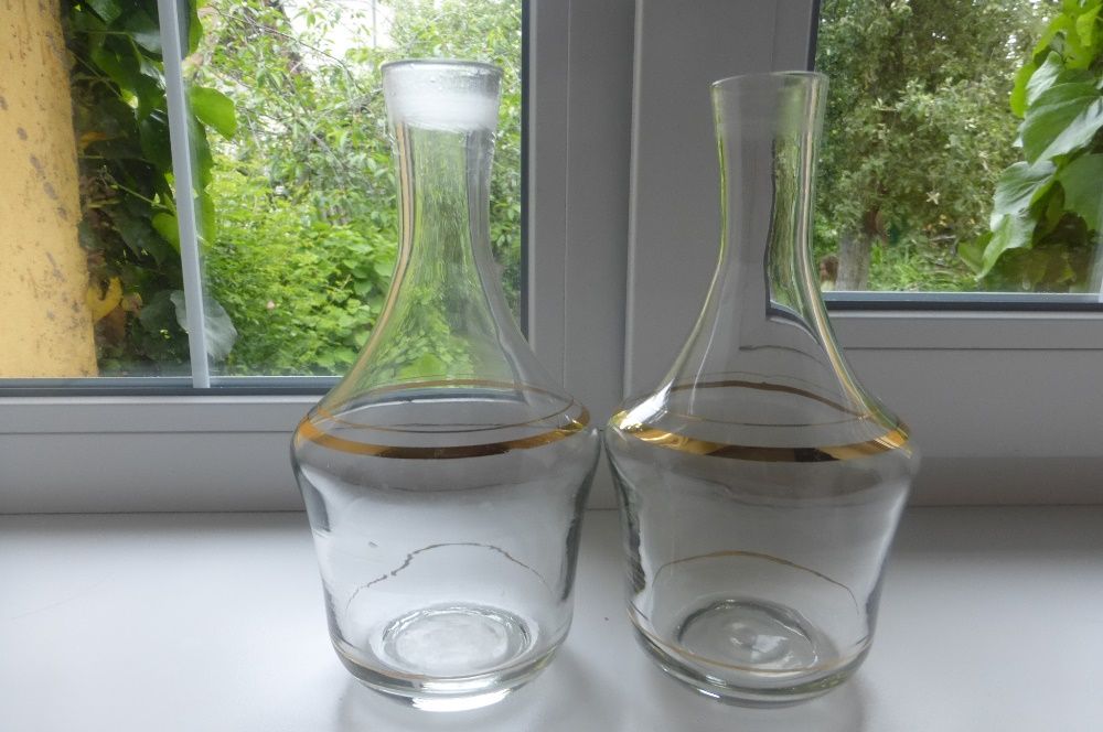 Набор стеклянный Графины 2шт. СССР