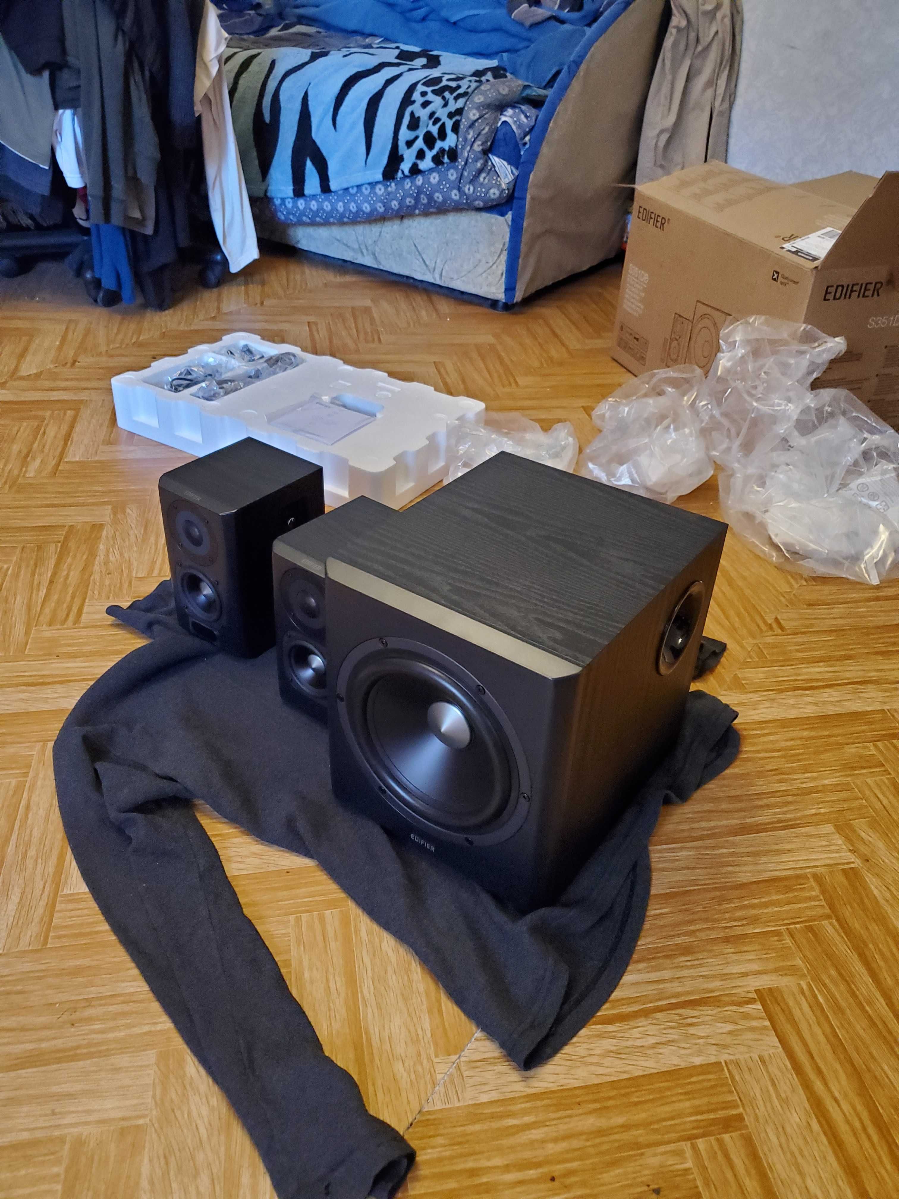 Мультимедийная акустика Edifier S351DB Black