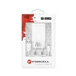 Ładowarka Sieciowa Forcell 2,4A Quick Charge 3.0 + kabel Typ C