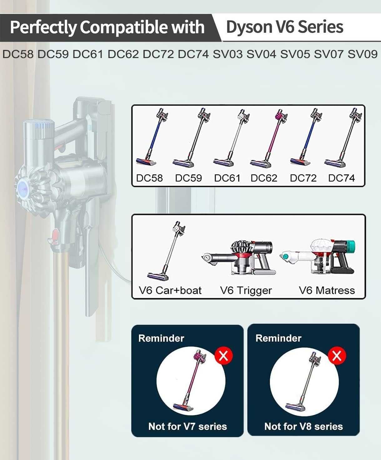 Vemico Bateria do Dyson V6 3500mAh