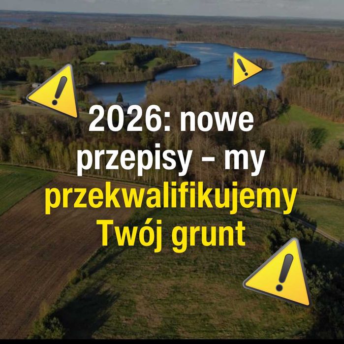 Przekwalifikowanie gruntów i działek rolnych