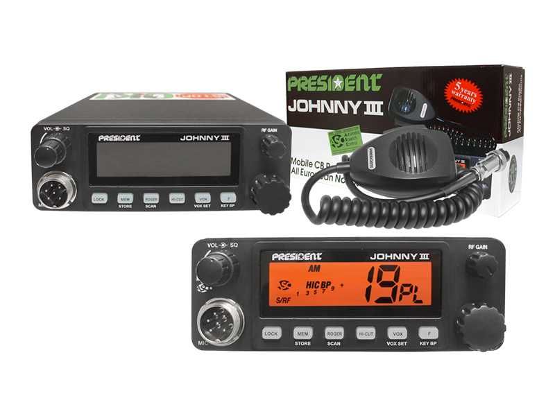 Radio cb President Johnny III 3  12/24V