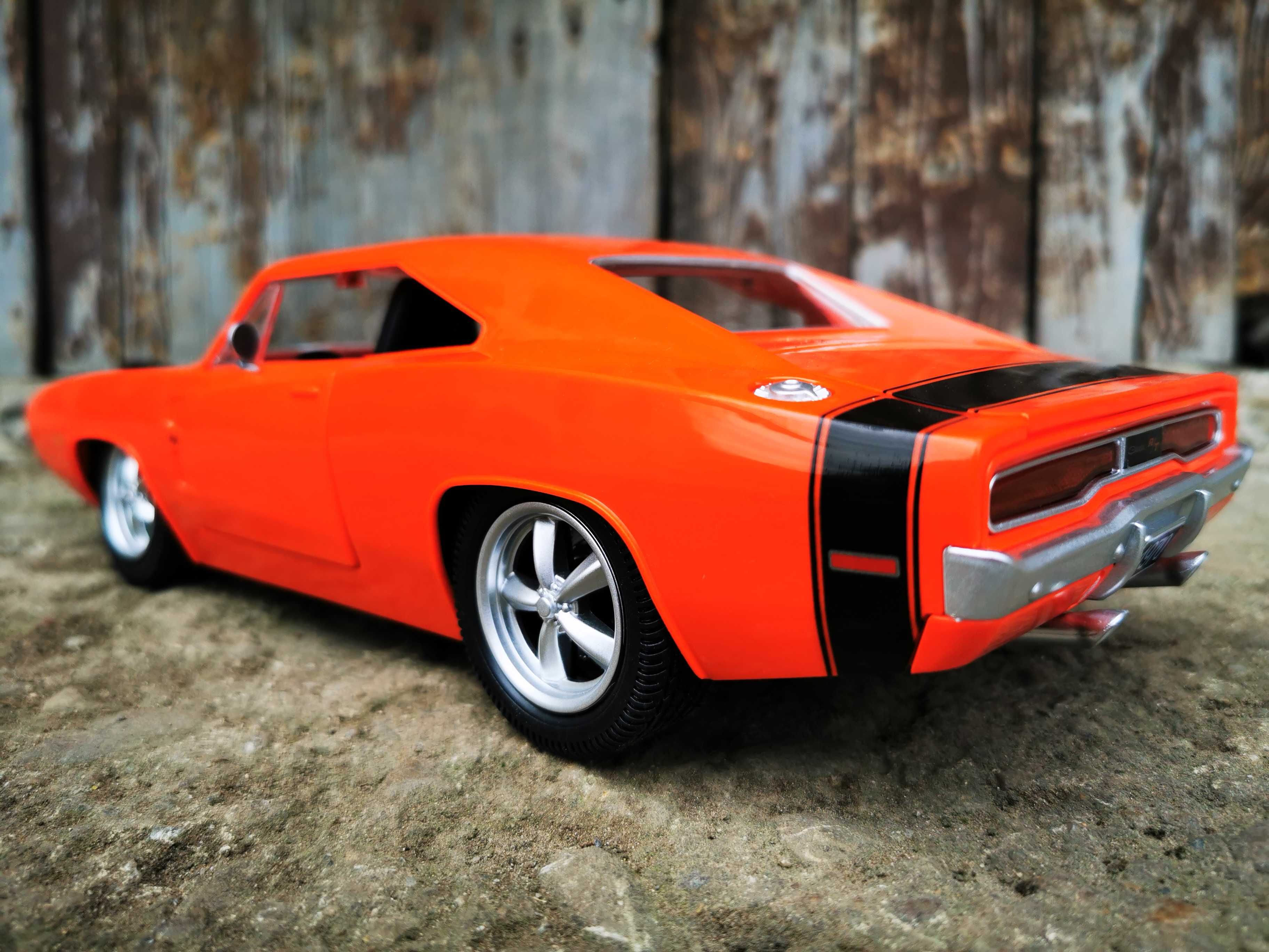 Muscle Car DODGE CHARGER 1970 Zdalnie Sterowany Auto Retro PILOT RC RT