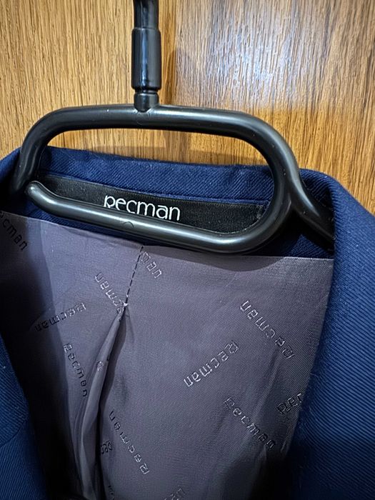 Garnitur granatowy studniówka Recman, rozmiar ok. 166-168cm Slim wełna