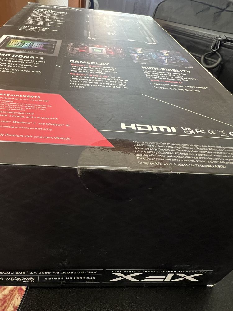 Відеокарта XFX Radeon RX 6600 XT Speedster QICK 308 (RX-66XT8LBDQ)