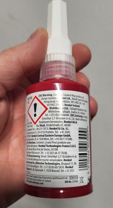 Klej LOCTITE 572