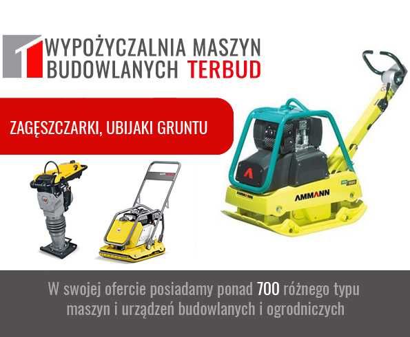 Zagęszczarki od 90 kg do 800 kg. Ubijak Wacker, Ammann, Weber. Nowe!