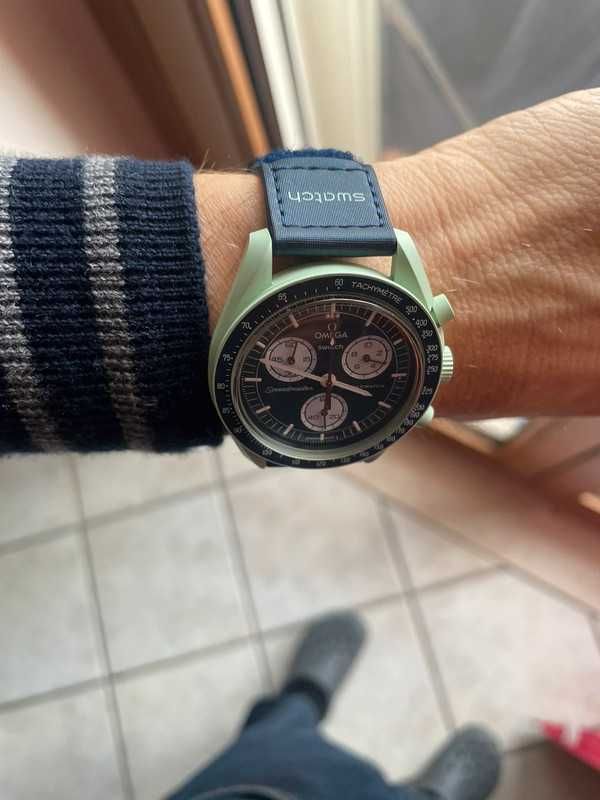 Omega x Swatch SO33G100 Ziemia - Ekskluzywna Kolekcja dla Przyrodników