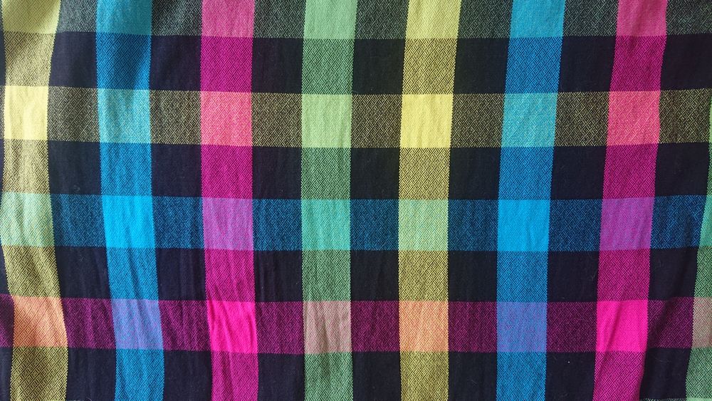 Chusta tkana do noszenia LennyLamb diamentowa krata 4,6 m