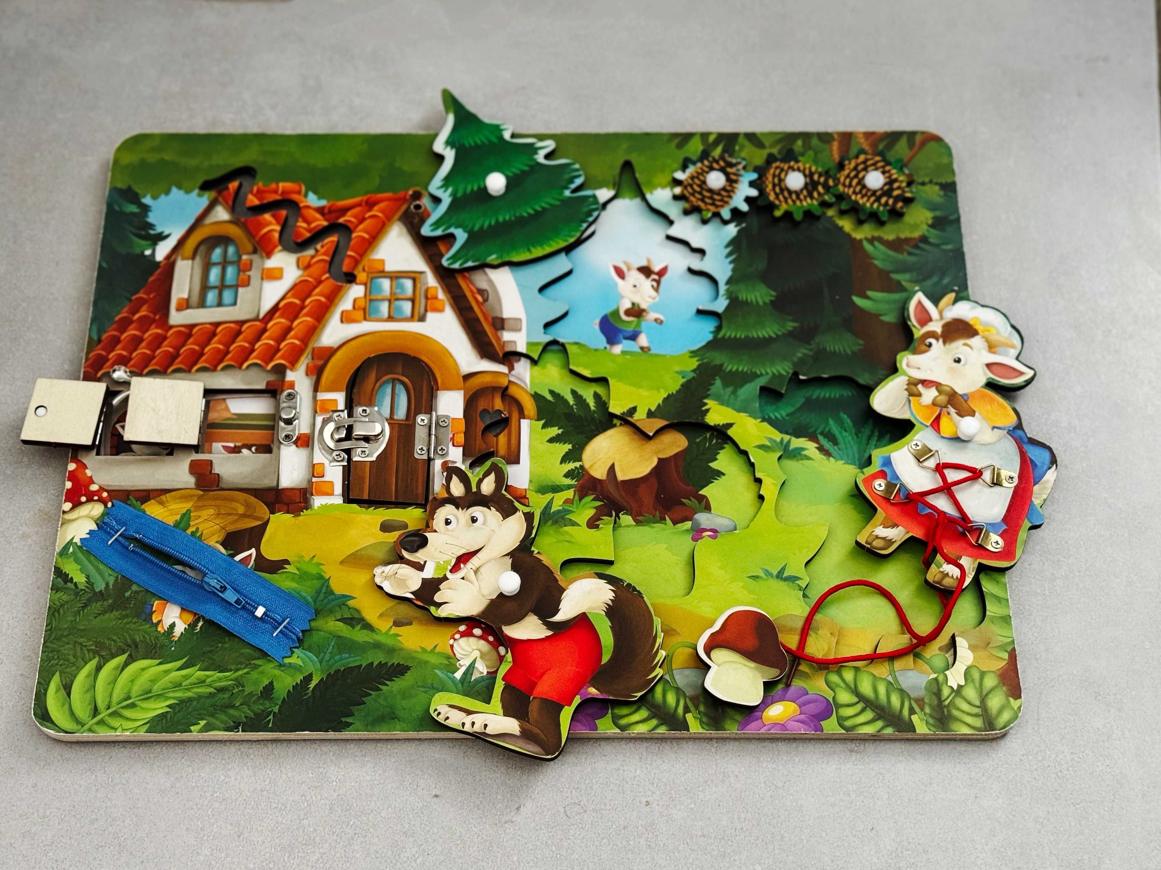 Układanka drewniana duża / Puzzle drewniane
