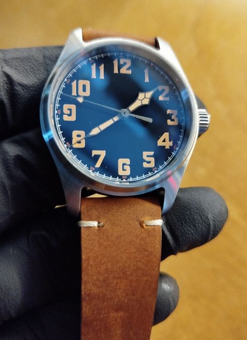 Tandorio Pilot sapphire механіка 39mm