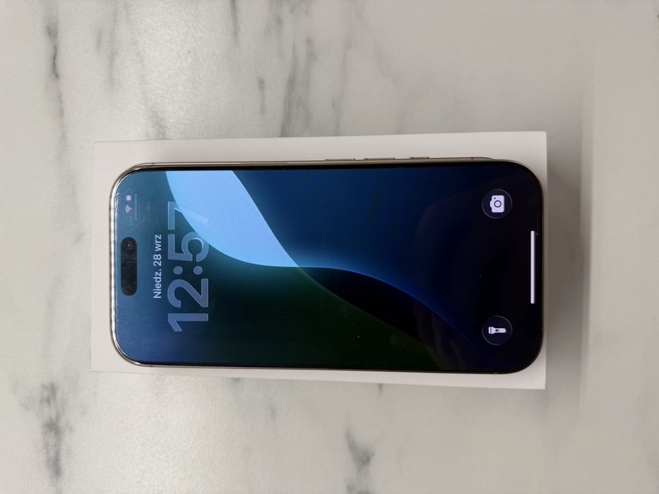 IPhone 16 PRO 128 GB Tytan pustynny stan idealny, Gwarancja