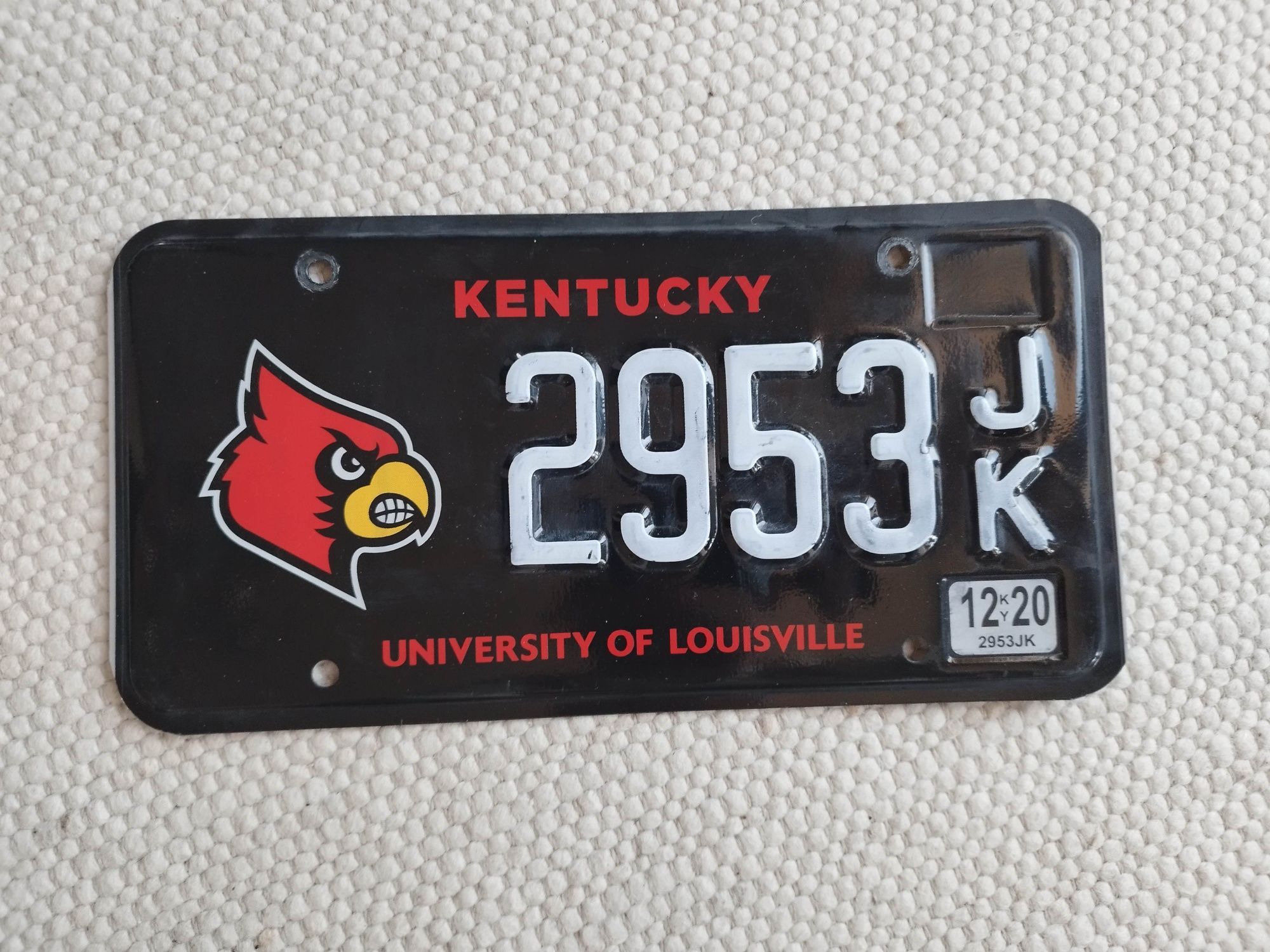 Tablica USA Kentucky cardinal