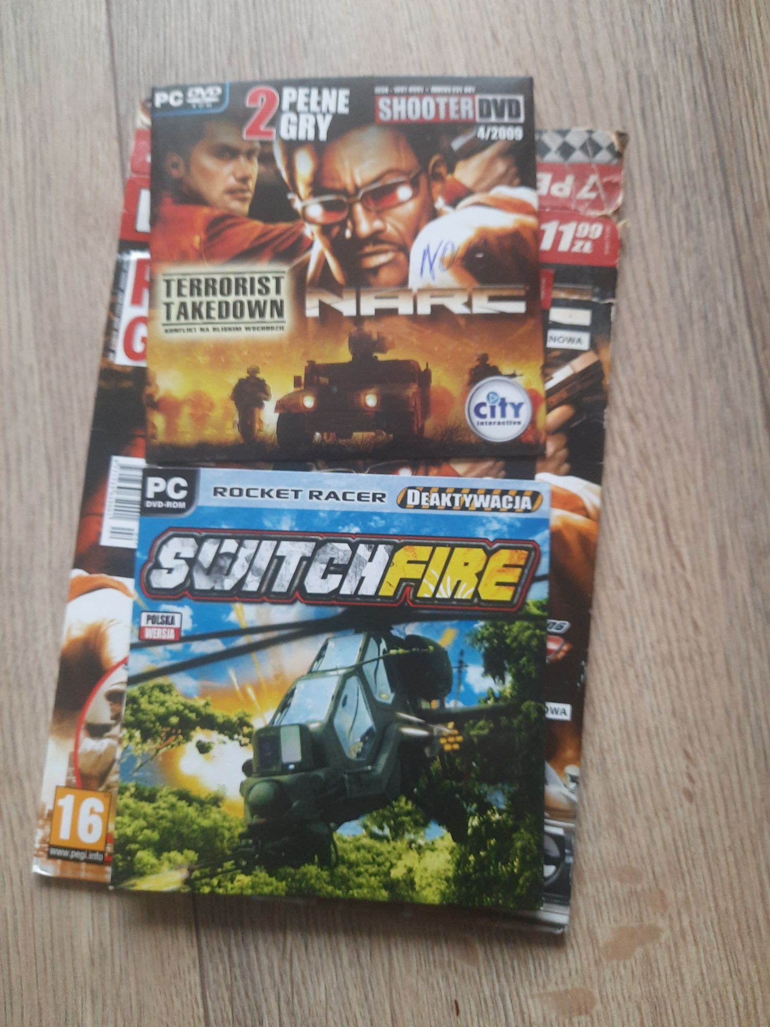 Zestaw gier komputerowych: Terrorist Takedown, GTR 400, Switchfire