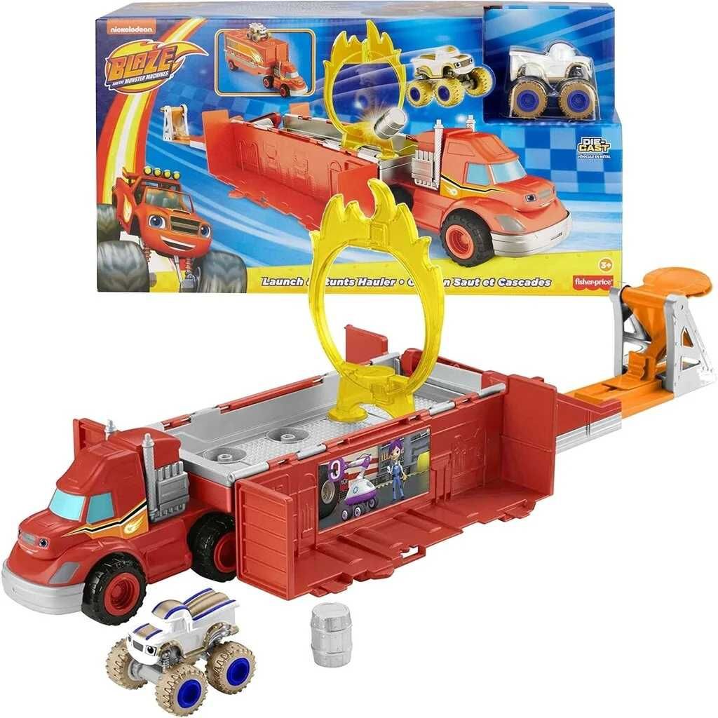Вспыш и чудо машинки грузовик Fisher-Price Blaze the Monster Machines