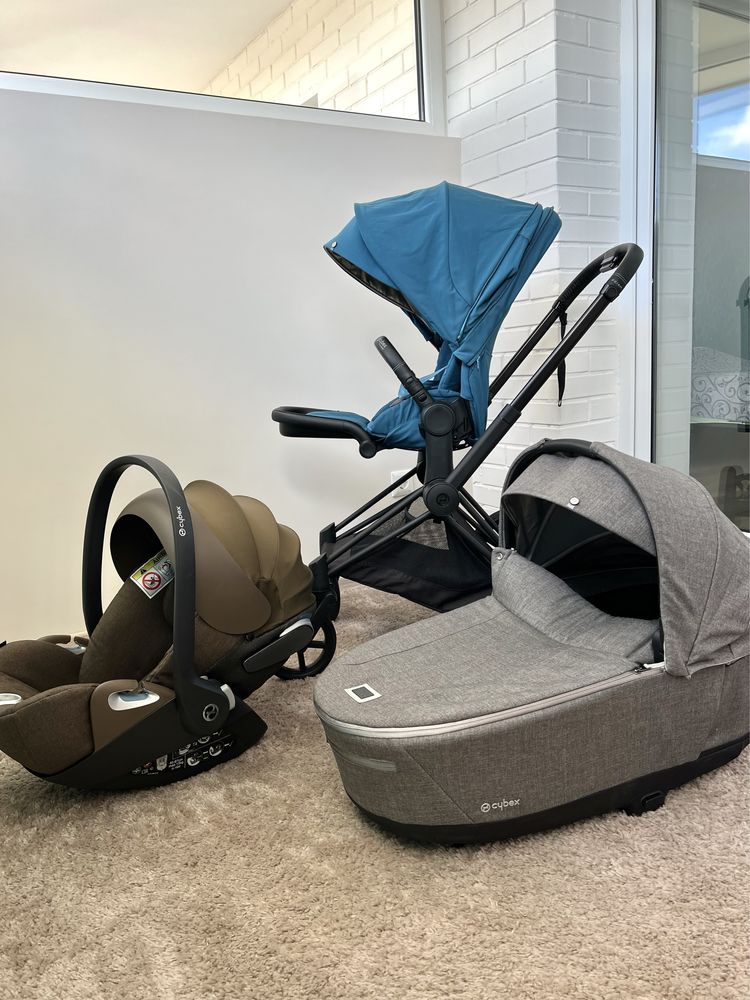 Візок Cybex Priam 2в1 + автокрісло Cybex Cloud Z з базою Isofix