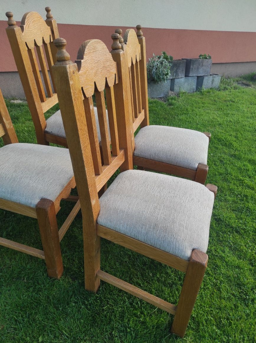 Krzesła drewniane kolonialne  krzesło drewniane lite drzewo