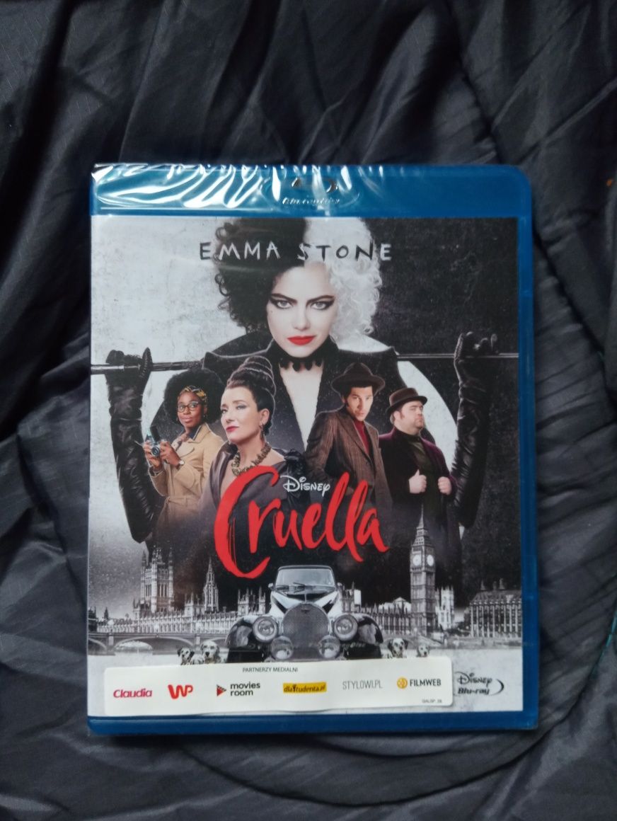 Cruella bluray nowy folia